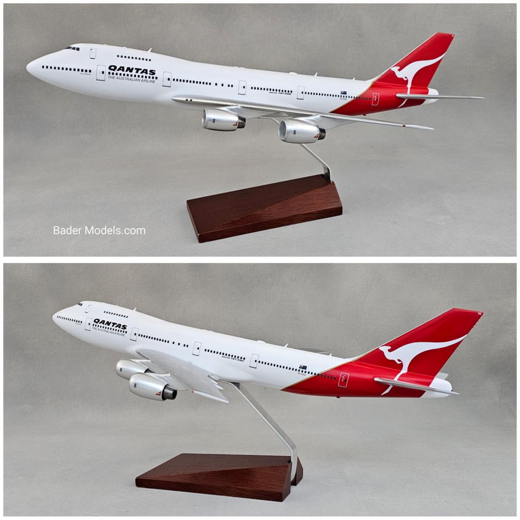 Qantas - B747-200 (Bunburry) - (1:200)
